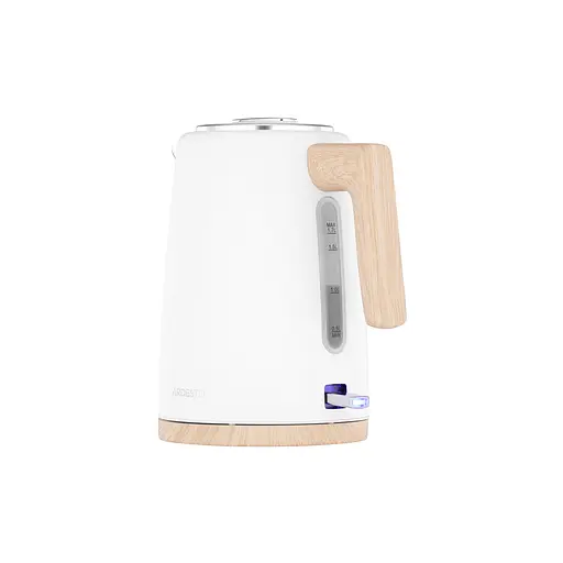 Ardesto Электрочайник EKL-F420WWD, 1.7л, металл, мат, Strix, белый - фото 4