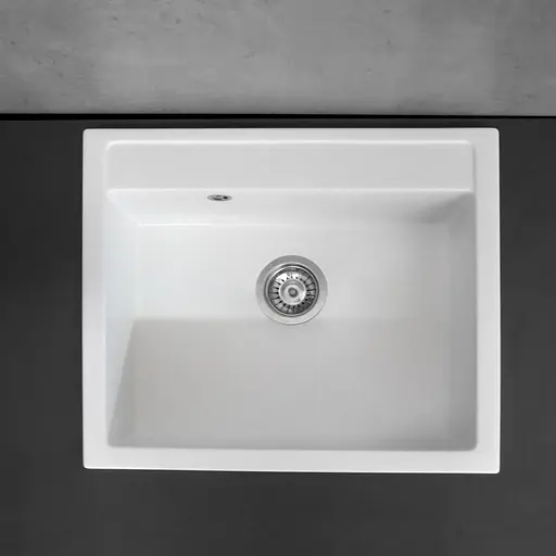 Кухонная мойка Fancy Marble Oregon белый 108060001 - фото 2