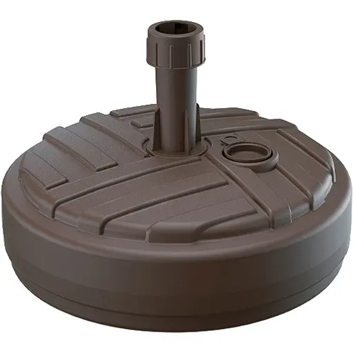 Подставка для садового зонта Prosperplast круглая коричневая 10 л
