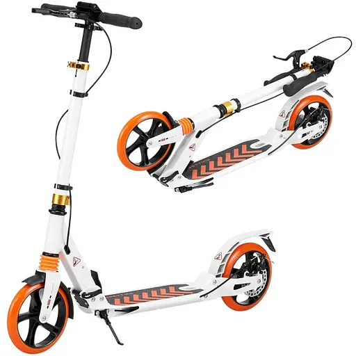 Самокат двухколесный Sesttino Shiro White - фото 1