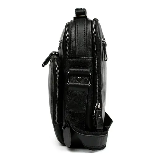 Шкіряна чоловіча сумка через плече та з ручкою Bexhill 26х22х9 см sum0028326 - фото 4