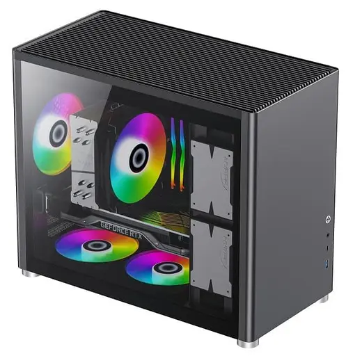 Корпус GameMax Tower Spark Black (Spark Black) без блока питания - фото 2