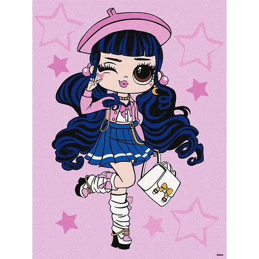 Картина за номерами "L.O.L. Surprise! Tweens Aya Cherry" Ідейка KHO6283, 30х40 см - фото 1