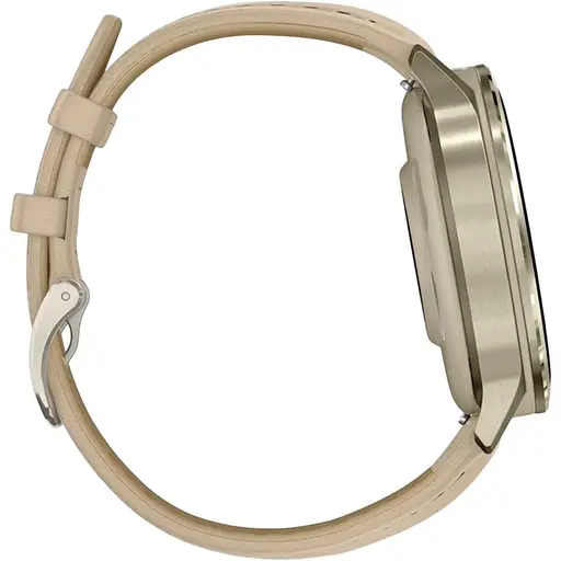 Смарт-часы Garmin Venu 4 41 мм Lunar Gold with Light Sand Leather Band (010-03013-03) [153834] - фото 6