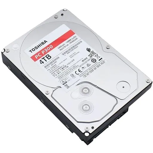 Жесткий диск Toshiba P300 4000 ГБ 3.5" HDWD240UZSVA для ПК внутренний - фото 1