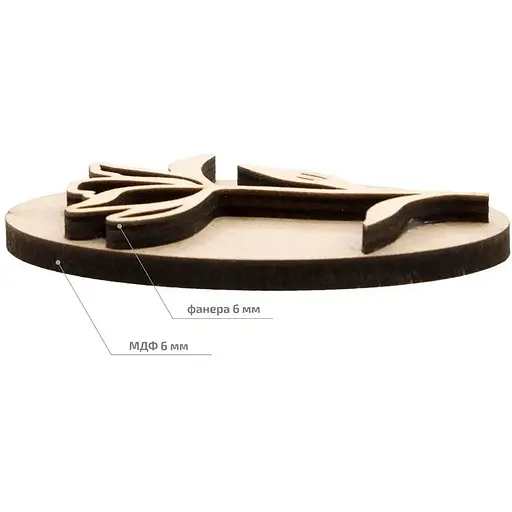 Штамп для вибійки Rosa Talent №12 Ботаніка 5x8.5см - фото 2