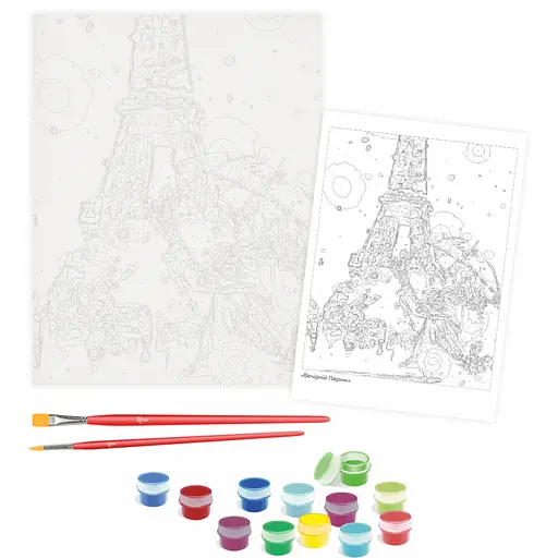 Картина за номерами Rosa Start Вечірній Париж 35x45 см - фото 2