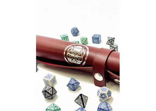 Настільна гра Планета Ігор Лоток для кубиків Ктулху (бургунді) (Dice tray Cthulhu burgundy) (pi-dt003) - фото 11