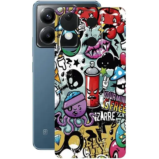 Захисна плівка StatusSKIN для Xiaomi Poco X6 Корпус Вініл Графіті - фото 1