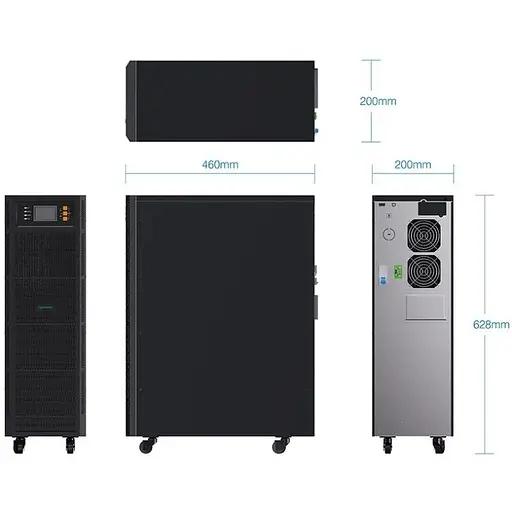 ИБП Marsriva MR-US10K 10кВА/10кВт 1:1 phase Smart Online UPS, 16х12V/9Ah - фото 4