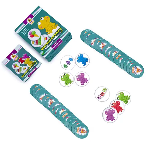 Гра настольная, Цветные лягушата, VT8025-02