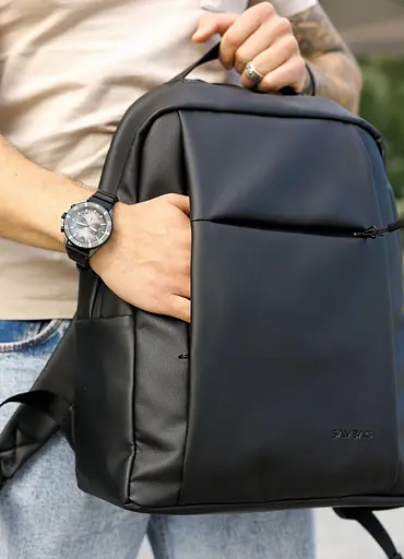 Мужской рюкзак Sambag ZARD Х черный 40 х 28 х 14 см (25428001m) - фото 10