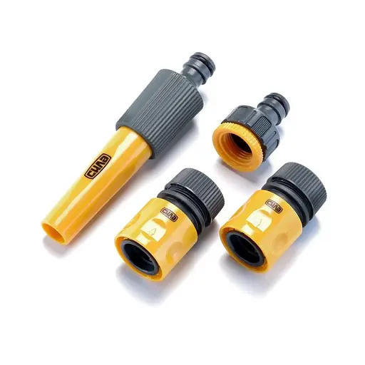 Набор для полива Premium Pro насадка-распылитель/коннекторы для шланга 1/2" адаптер 1/2"+3/4" 30412 - фото 1