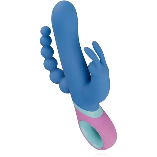 Вибратор кролик с ротацией и анальным стимулятором PMV20 Vice Double Vibrator - фото 6