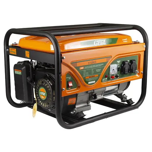 Генератор бензиновий Grad 2.5/2.8 кВт, однофазний, ручний запуск (5710915) - фото 1