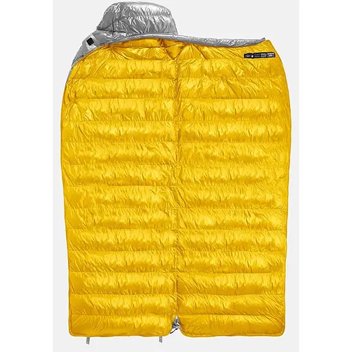 Спальник с натуральным пухом Naturehike CW700 CNK2450WS048, р-р L, желто-серый - фото 4