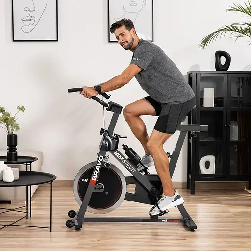 Спинбайк Hop-Sport HS-045IC Bravo черный - фото 3