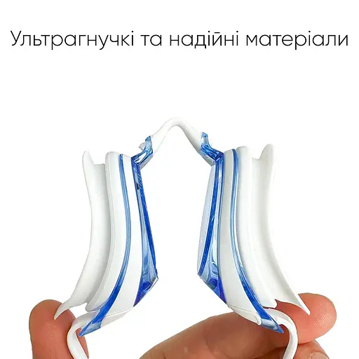 Підліткові (дорослі) Окуляри для плавання Renvo Maros JR Anti-fog Синій, Білий OSFM (2SG220-0304) - фото 8