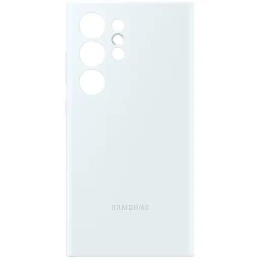 Оригинальный силиконовый чехол Samsung Silicone Case для Samsung Galaxy S24 Ultra (S928) White EF-PS928TWEGWW  - фото 2