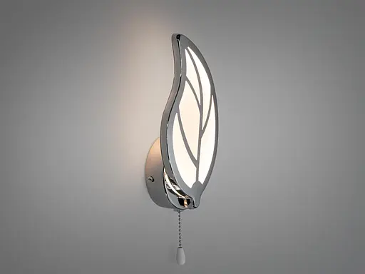 Світлодіодне бра, колір хром, потужністю 15W, хром - фото 2