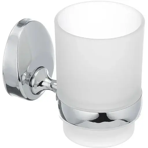 Склянка настінна Zerix LR3306 LL1433 хром - фото 1