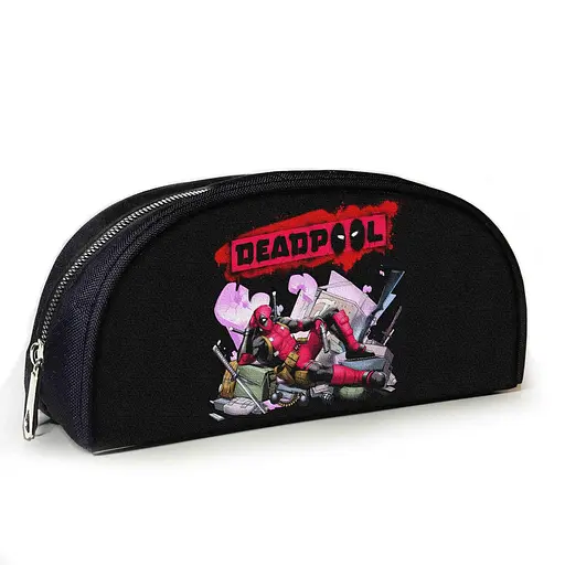 Пенал шкільний з принтом Дедпул 23х10х8 см з принтом для хлопчика (3994)