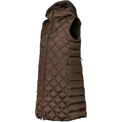 Жилет CMP Woman Vest Long Fix Hood Corteccia S (1097-31K3016-P865 38) - фото 2