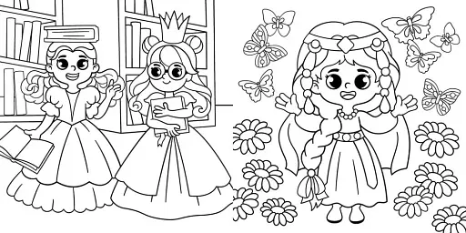 Нові водяні розмальовки. Принцеси - фото 3