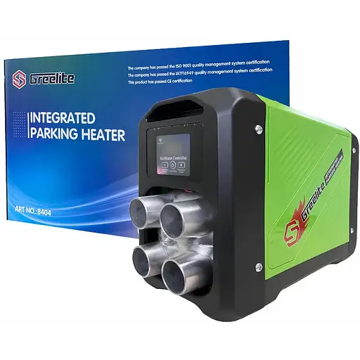 Автономный дизельный обогреватель WEBASTO GREELITE SN5000 с низким уровнем шума 5000 Вт Черный с зеленым - фото 1