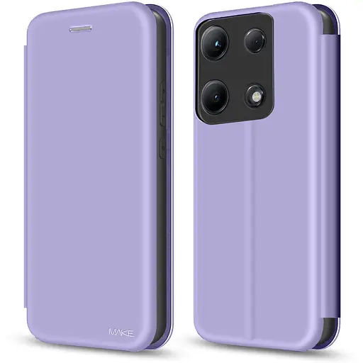Чохол-книжка Make Xiaomi Redmi Note 14S Flip Aurora Purple