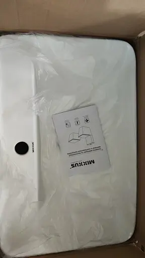 Умивальник накладний Mixxus Premium Bevel-0203 600x405x120 мм з отвором під змішувач MP6513, Білий - фото 7