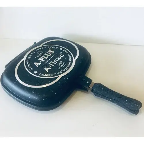 Двухсторонняя сковорода гриль А-ПЛЮС 32 см - фото 2