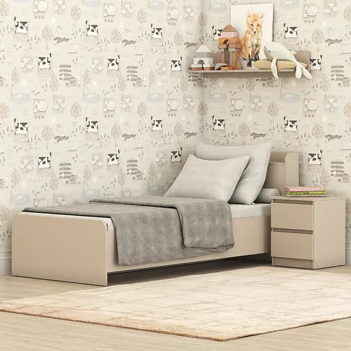 Кровать односпальная MebelStar Нео 90x200 см Кашемир (MBS-1144)