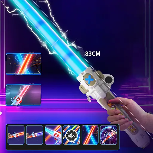 Выдвижной световой меч Light Chaser 500mAh (0.83m) Gold - фото 2