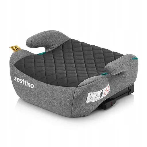 Автокресло бустер Sesttino Xbooster Grey/Black Isofix - фото 3