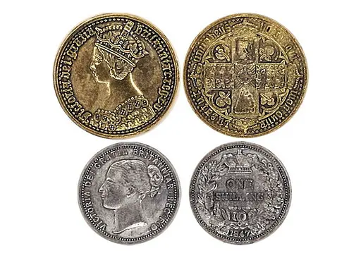 Аксесуар PHALANX Nanty Narking Набір вікторіанських металевих монет (ВММ001) - фото 2