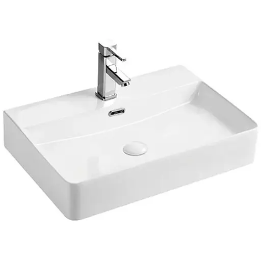 Раковина накладна Mixxus Premium Quadro-0202 з переливом (MP6479) - фото 1