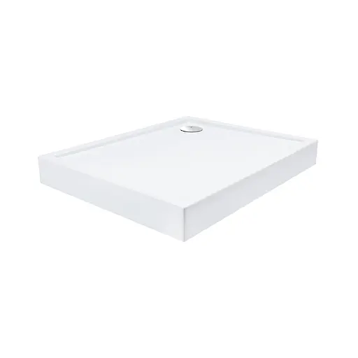 Душевой поддон Qtap Tern 301812C 100x80x12 см + сифон Белый - фото 1