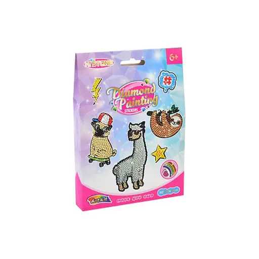 Дитяча алмазна мозаїка "Тварини" Bambi FG24030101B-5 фігурки-наліпки - фото 1