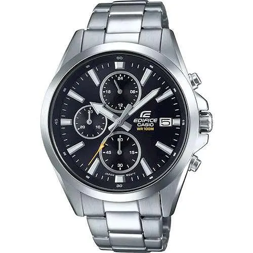 Наручные часы стальные мужские оригинальные Casio Edifice EFV-560D-1AVUEF (модуль 5451)