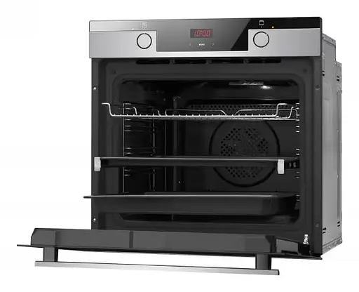 Духовой шкаф электрический Hansa 77 л A дисплей конвекция нержавеющая сталь - фото 6