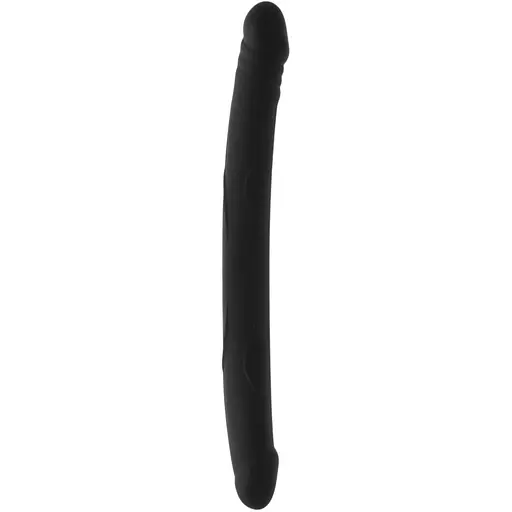 Фалоімітатор двосторонній Dorcel Real Double Do Black, діаметр 4 см, довжина 42 см