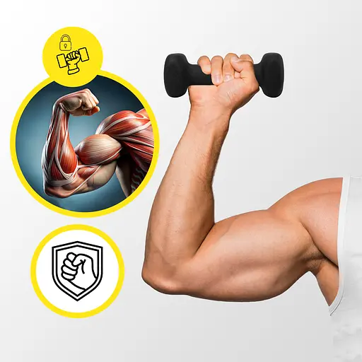 Гантелі вінілові Cornix Square 2 x 1 кг XR-0406 Black - фото 7