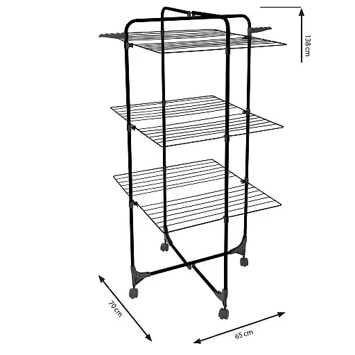 Сушилка для белья напольная Casa Si Athletic 3 Black (CS92185E04E) - фото 2