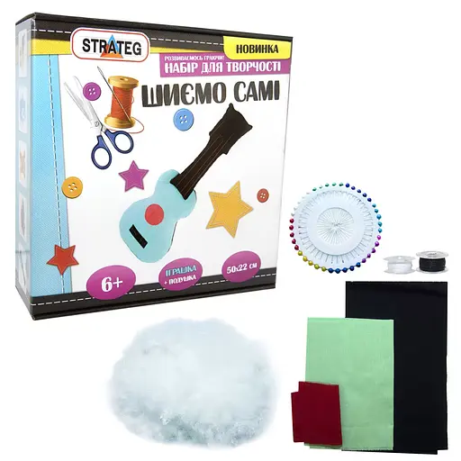 Набор для творчества шьем сами "Гитара" іп-05 размер 50 х 22 см - фото 2