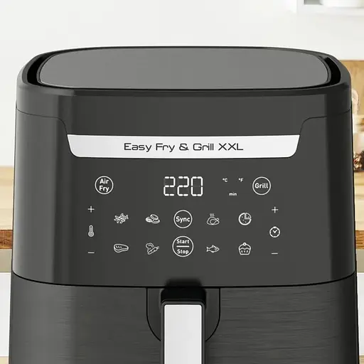 Мультипіч Tefal EasyFry&Grill XXL 1830 Вт чорна (EY801815) - фото 9