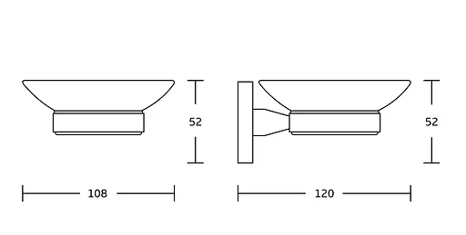 Мильниця VBI Venus chrome VBI-040005CH, Хром - фото 2