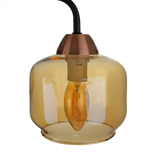 Люстра Brille лофт стельова E27 60W BK (BL-970C/5) - фото 4