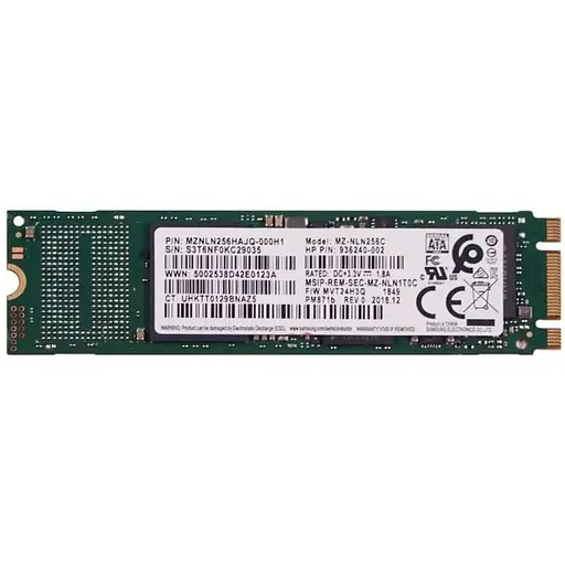 Накопичувач SSD Samsung M.2 2280 256GB (MZ-NLN256) Б/В - фото 1
