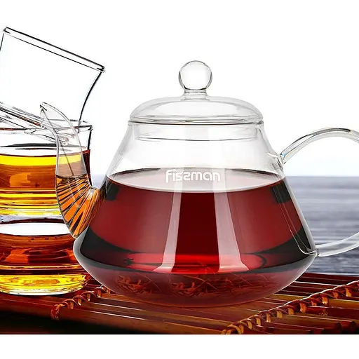 Заварочный чайник Fissman со стальным фильтром 1 л (9450) - фото 6
